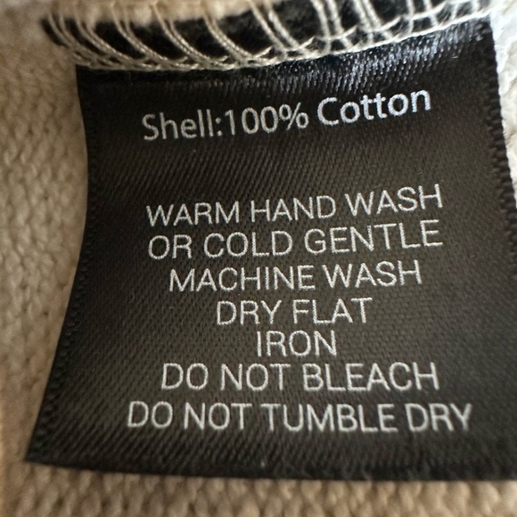 I AM GIA EMBROIDERED BROWN BLACK CREAM CAMOUFLAGE CROPPED SWEATSHIRT XS, Boho - Picture 6 of 9